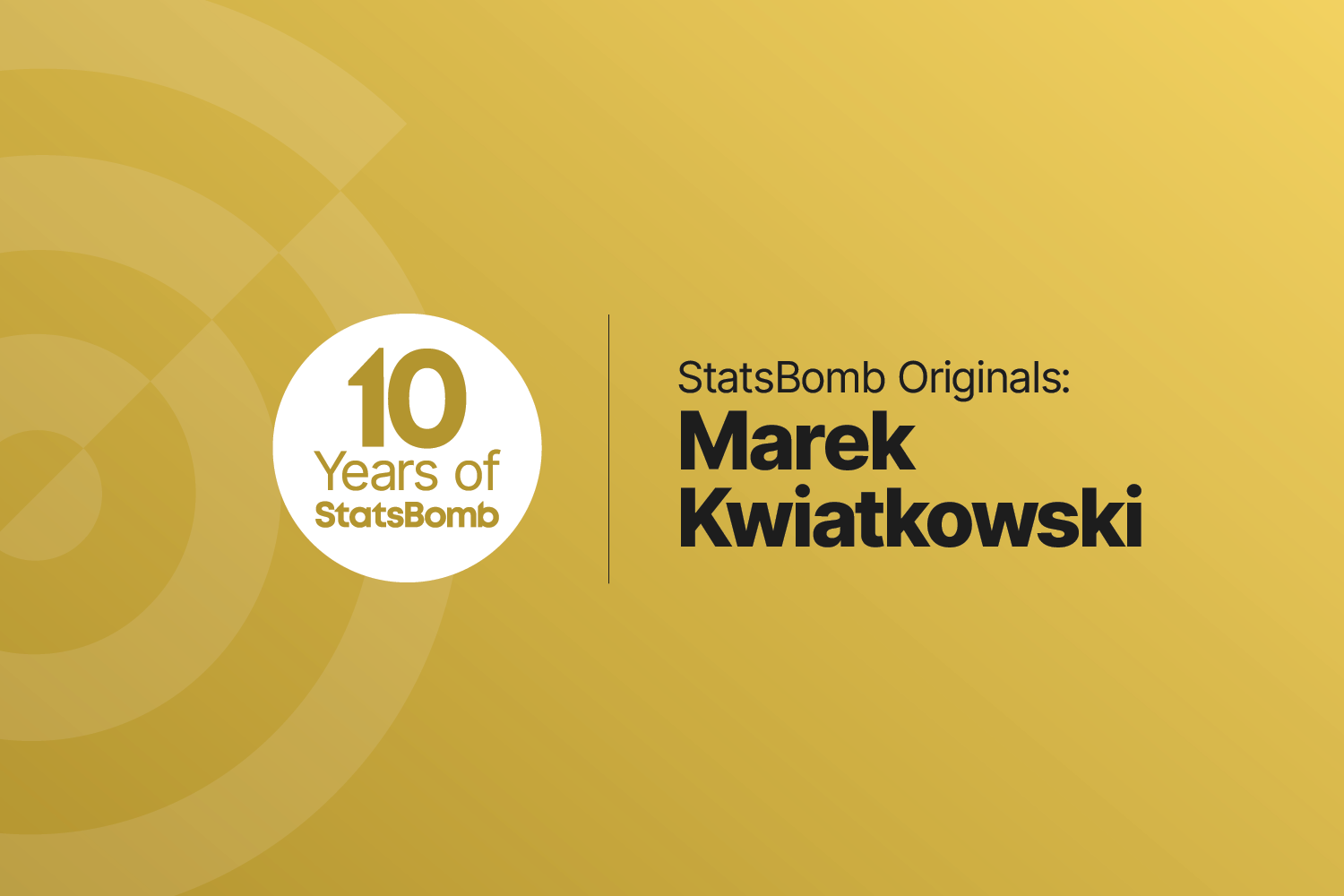 StatsBomb Originals: Marek Kwiatkowski